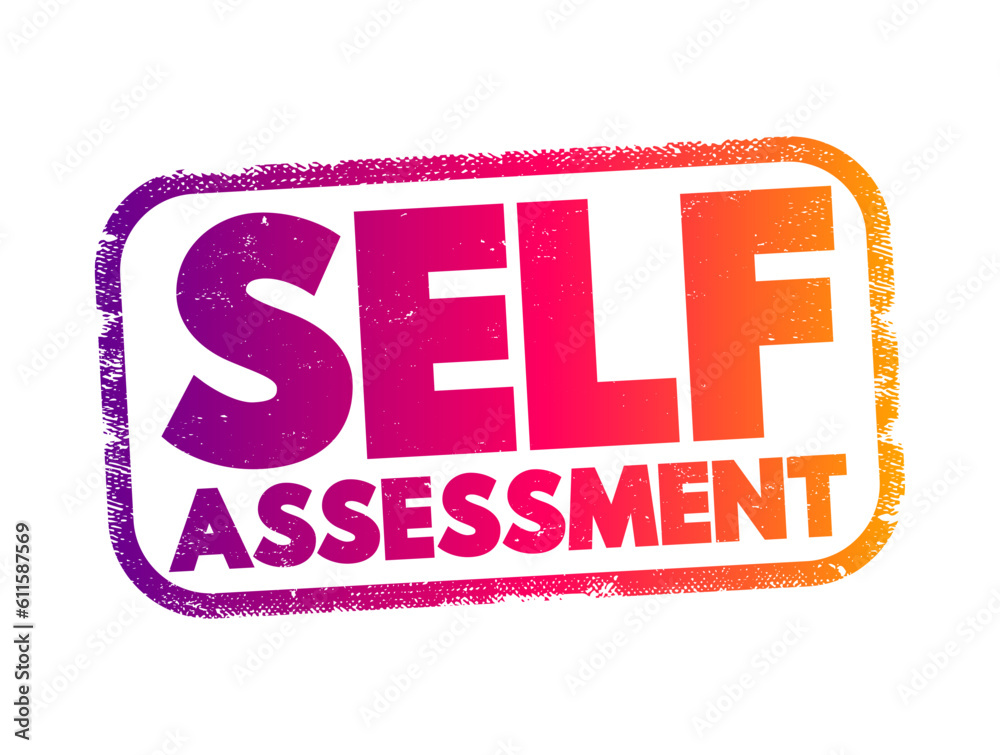 self assessment clipart