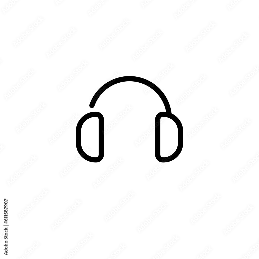 communication headset sign symbol vector communication headset sign symbol vector