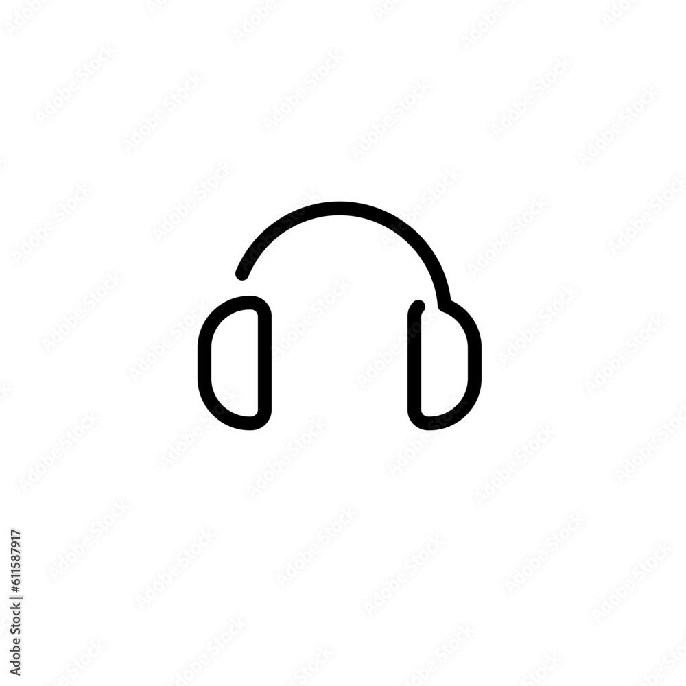 communication headset sign symbol vector communication headset sign symbol vector