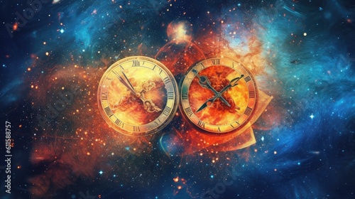 Fotografie, Obraz Astrology calendar
