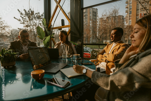 Colleagues at the table