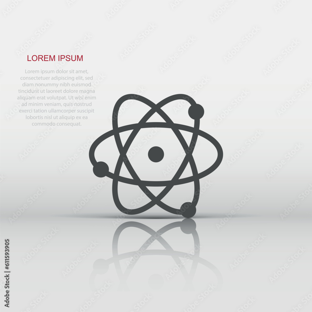Science icon in flat style. Dna cell vector illustration on white isolated background. Molecule evolution business concept. Science icon in flat style. Dna cell vector illustration on white isolated background. Molecule evolution business concept.