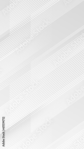 Light grey dark white background with dynamic abstract square shape. Striped pattern. Fast sport concept. Speed creative corporate template. Business summer geometric. Empty blank minimal 3d backdrop