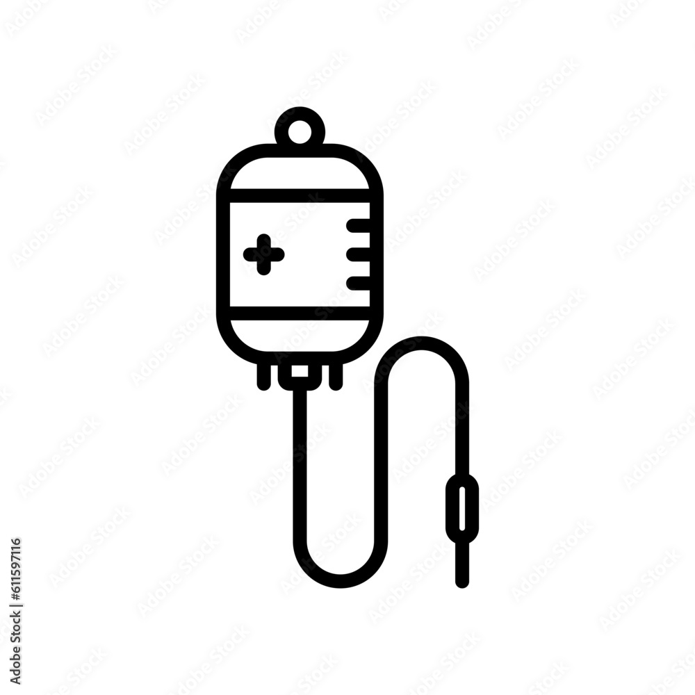 infuse IV sign symbol vector icon infuse IV sign symbol vector icon