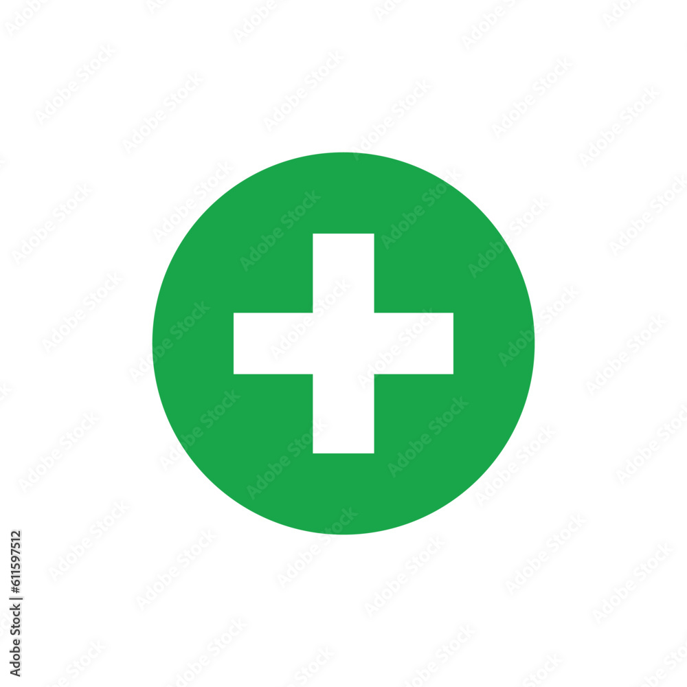 First aid icon, First aid symbol vector design plus icon First aid icon, First aid symbol vector design plus icon