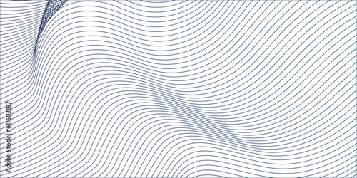 Abstract blend wave lines and technology background. Background lines wave abstract stripe design. White background, mesh abstract, vector blurred soft blend color background.