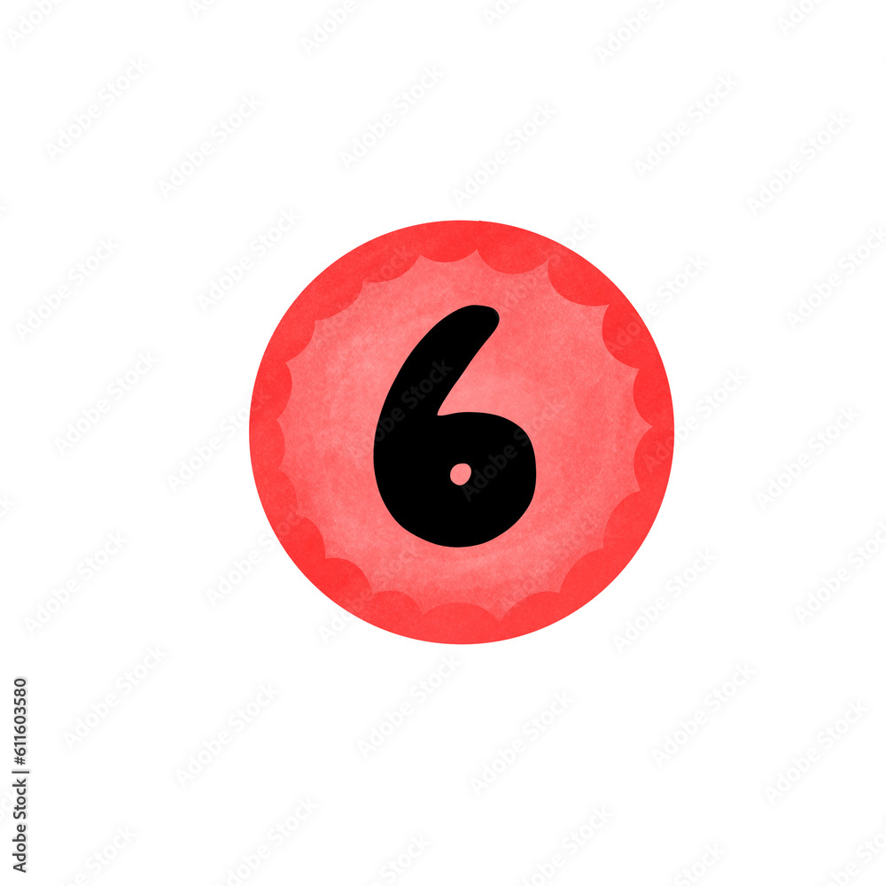 Number 0 9 Number clip Art designelements cartoon doodle graphic 