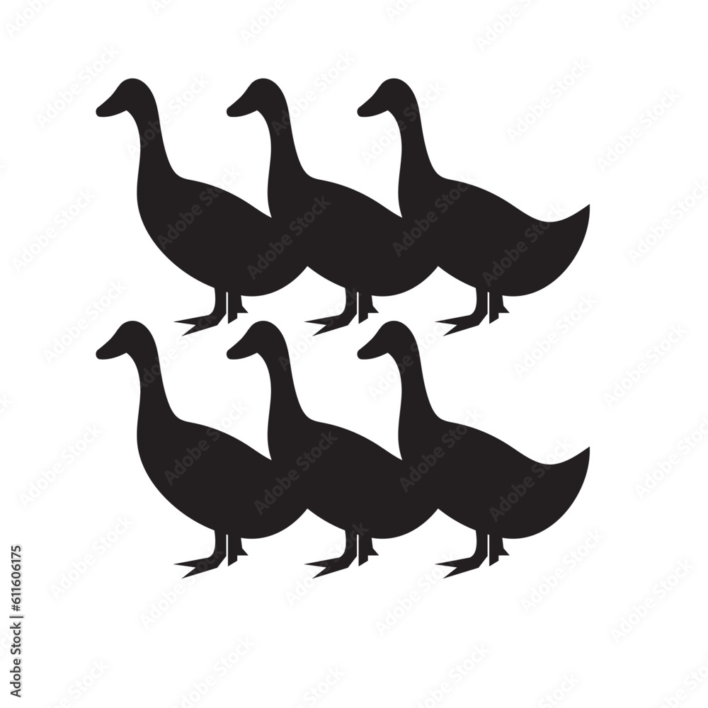 Fototapeta premium CHICKEN icon design template vector