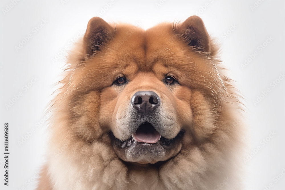 portrait of a chow chow dog 