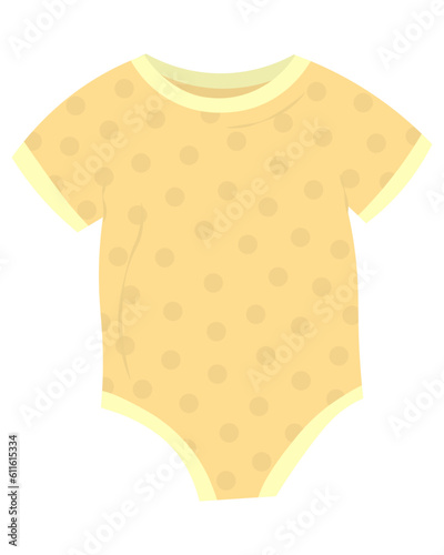 Baby new born yellow bodysuit