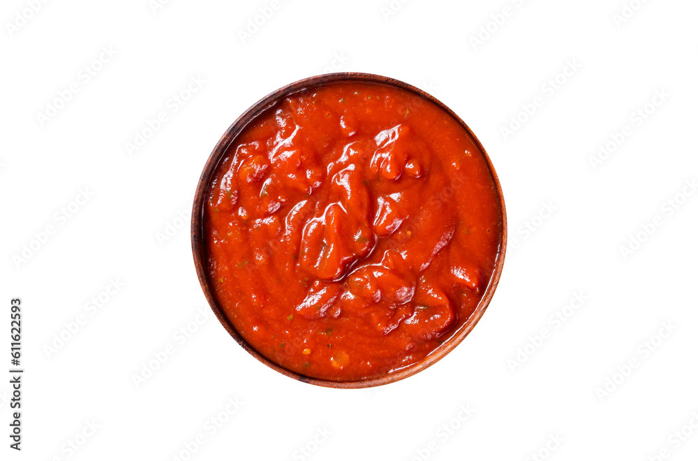Store enrouleur tamisant Tomato sauce passata - traditional sauce for  italian cuisine. Isolated, transparent background - Nikkel-Art.fr