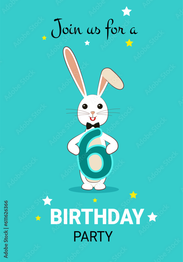 a-boy-s-birthday-party-for-a-6-year-old-boy-hare-with-the-number-6