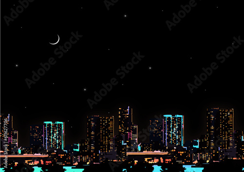 都会の夜景