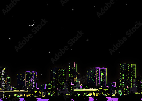 都会の夜景