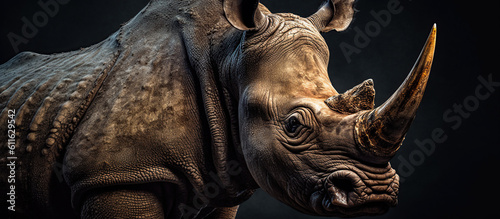 Photo rhino Generative AI