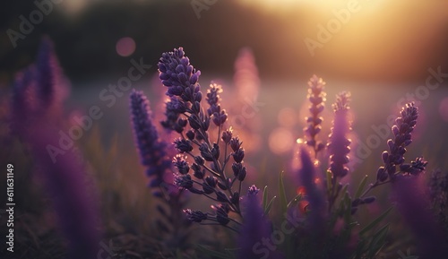 Lavender in the sun, Generative AI