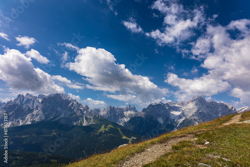 Sexten dolomites in a summer day