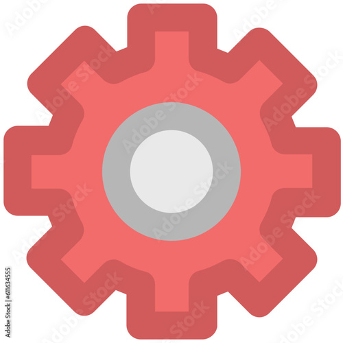 Icon of cog is denoting the concept of management 