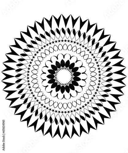 mandala pattern design, vector best illustration design.