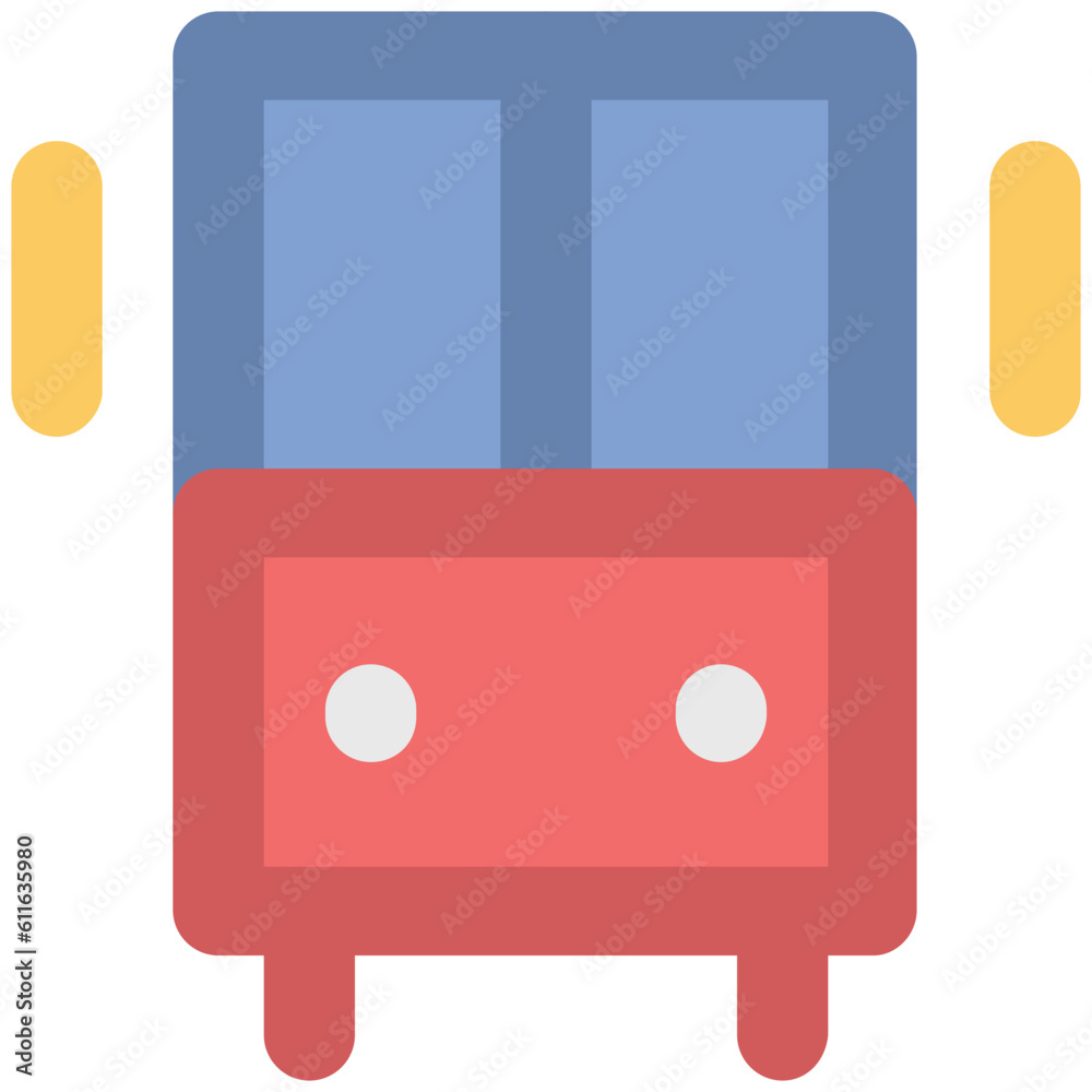 A public transport bold line icon A public transport bold line icon