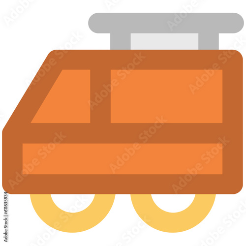 A bold line icon of a Transport