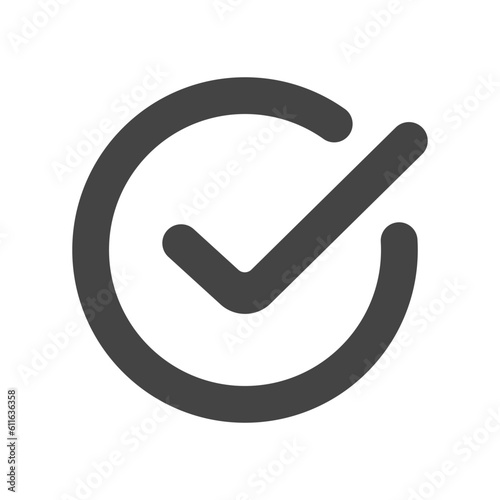 check mark icon design vector template