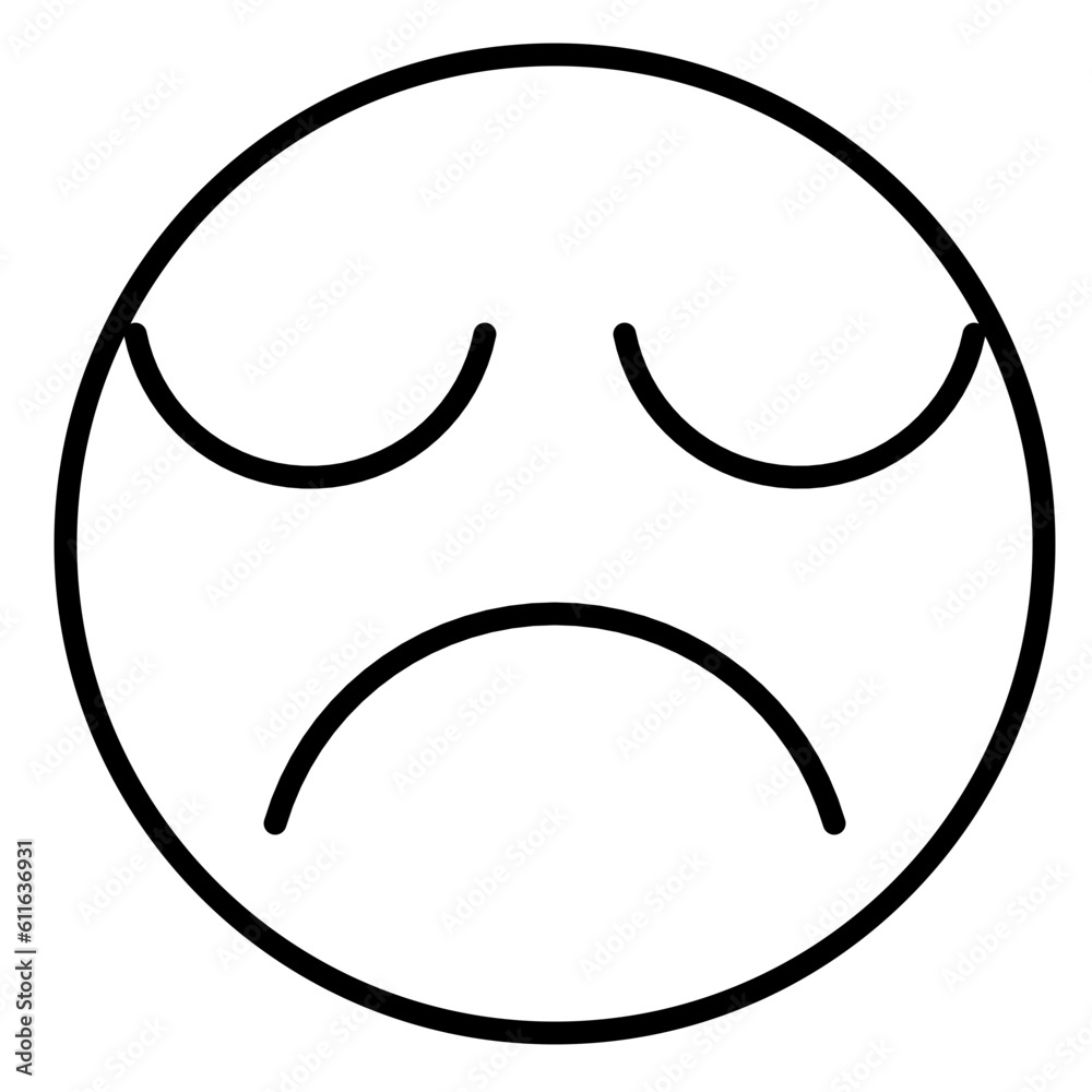 sad face emoticon icon sad face emoticon icon