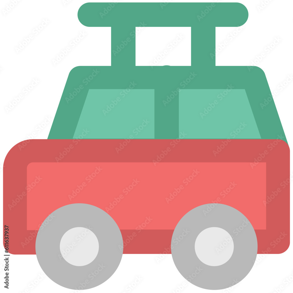 Icon of a transport bold line design Icon of a transport bold line design