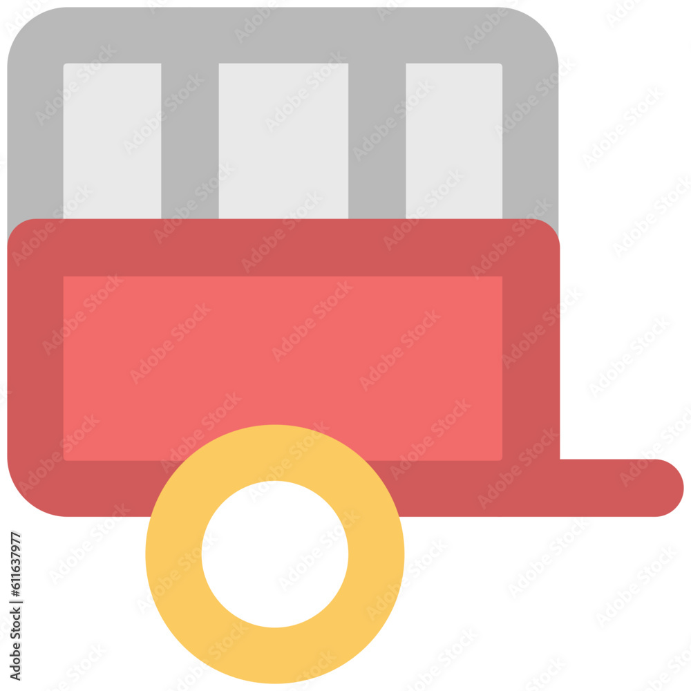 Icon of a transport bold line design Icon of a transport bold line design