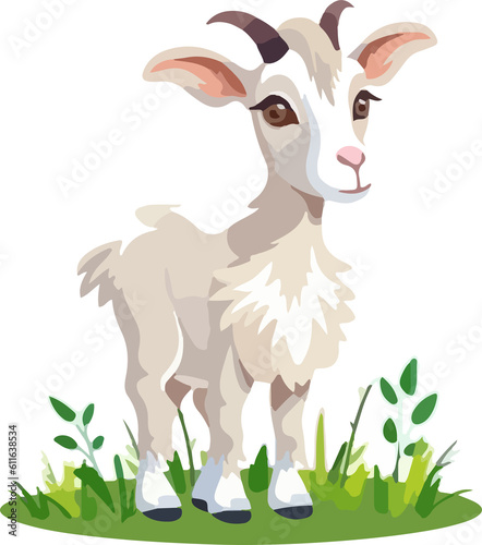 goat cartoon animals clipart