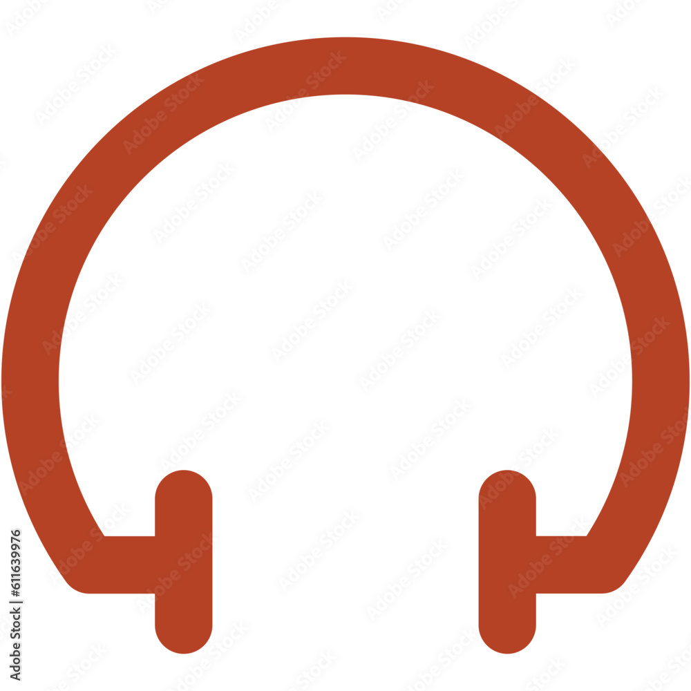 Icon of headphones bold line icon Icon of headphones bold line icon
