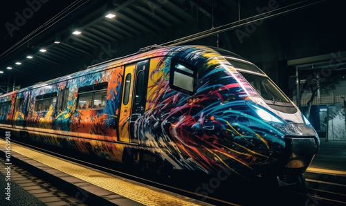 LOCOMOTORAS FRAFITEADAS EN TOKIO