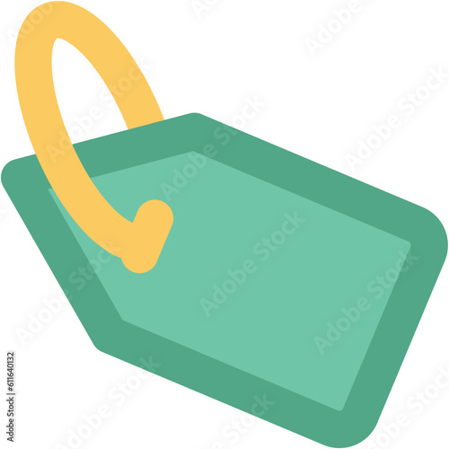 A sale tag bold line icon