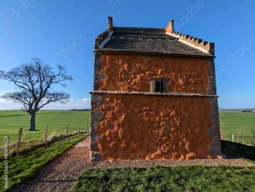 The ancient lectern doocot or dovecot in Scotland. photo