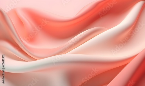 Colorful Silk Fabric Background. Soft and Smooth Satin Background. Generative AI