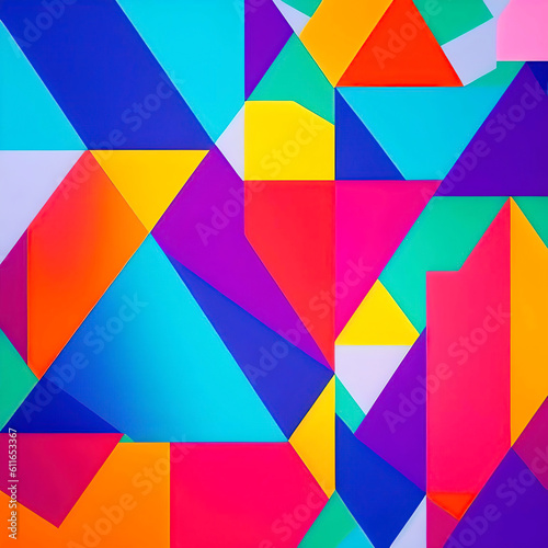 geometric background-cityscape background-abstract geometric background Created with generative AI
