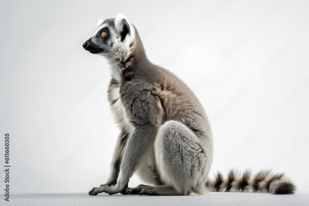 Fototapeta premium Lemur. Generative AI.