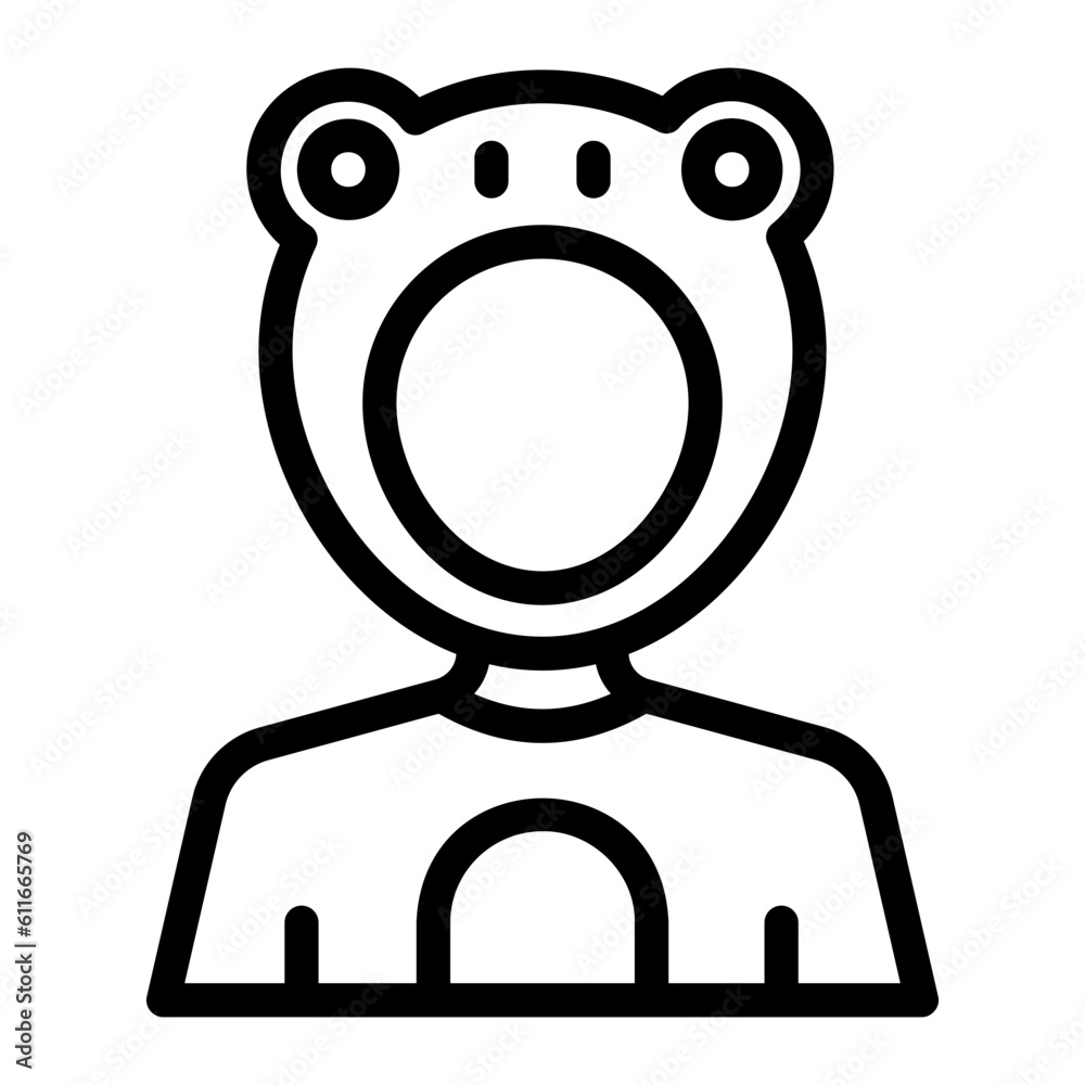 frog line icon