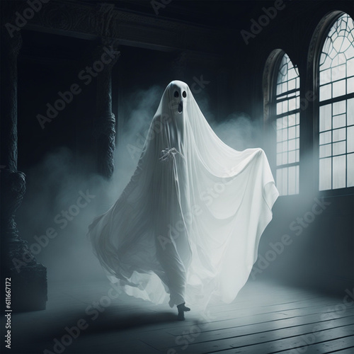 ghost in the dark