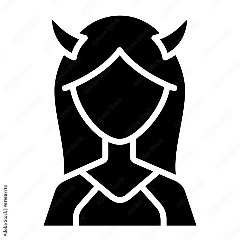 devil glyph icon devil glyph icon