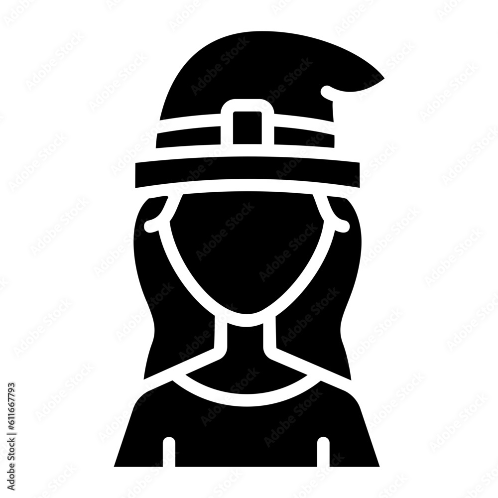witch glyph icon witch glyph icon