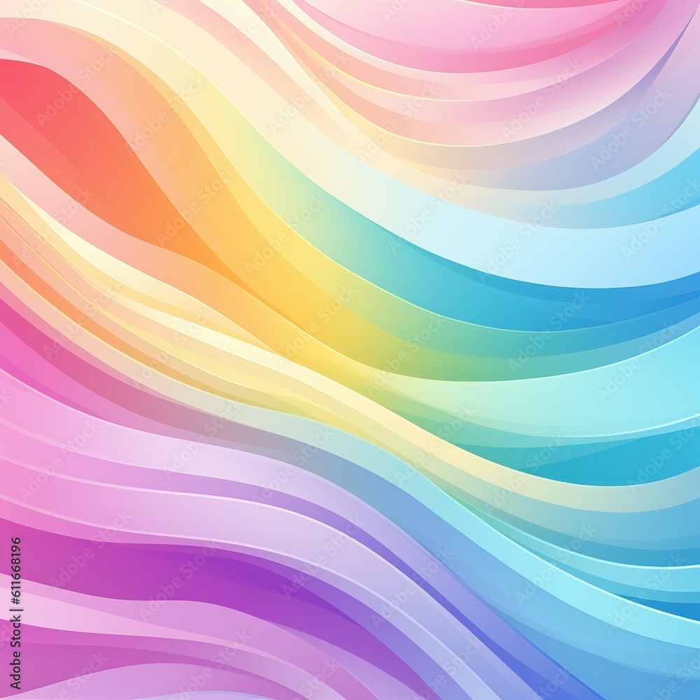 abstract background with lines in blue, yellow and pink colors. created with generative AI technology. abstract background with lines in blue, yellow and pink colors. created with generative AI technology.