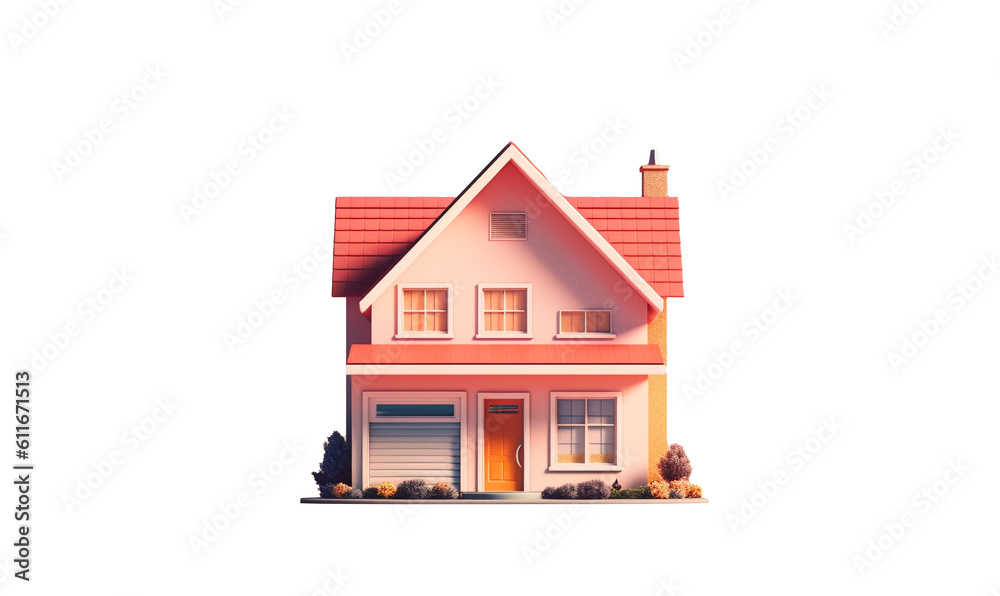 house made of blocks HD transparent background PNG Stock Photographic Image