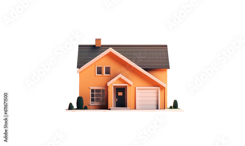 Obraz na płótnie house on a white HD transparent background PNG Stock Photographic Image w salonie
