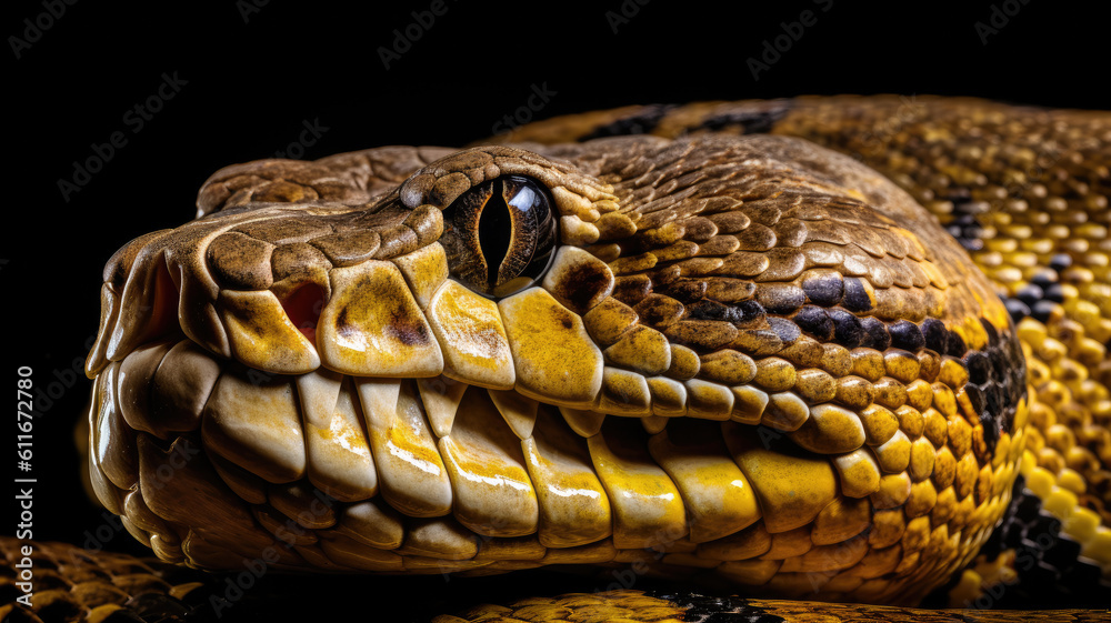 python in detailed view created with Generative AI technology python in detailed view created with Generative AI technology