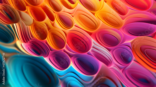 Explore the intricate patterns and vibrant colors of an abstract background through a macro lens. 