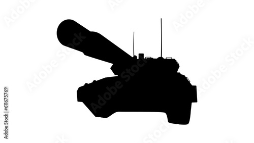 tank front view silhouette