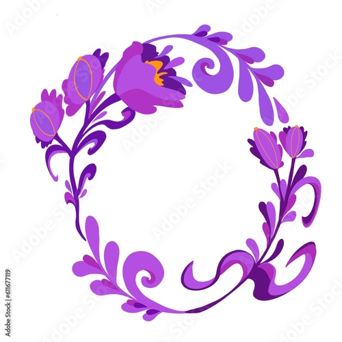 violet frame