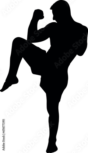 silhouette of a person leg up martial law