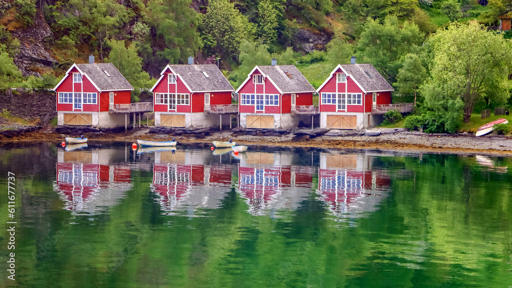 Fototapeta premium Flåm, Norway